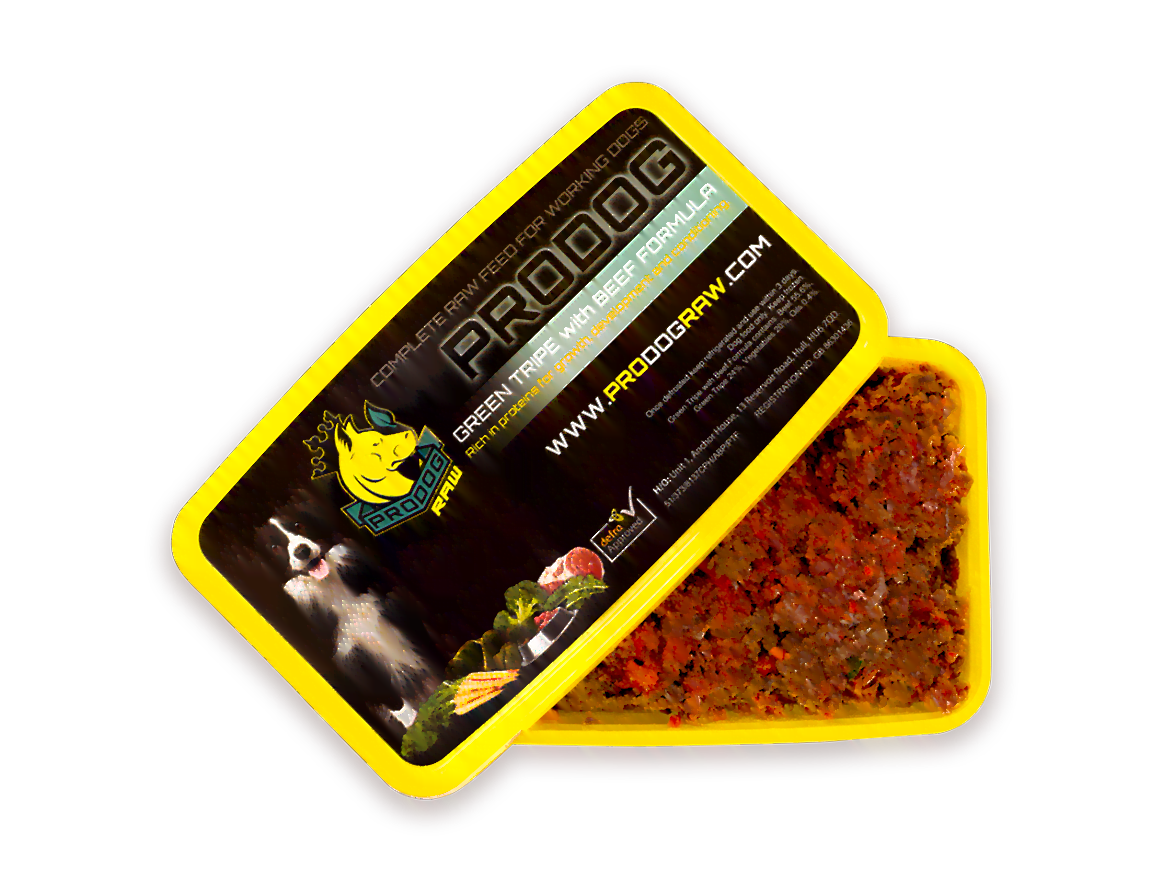 Beef and Tripe Raw Dog Food Premium Meal ProDog Raw